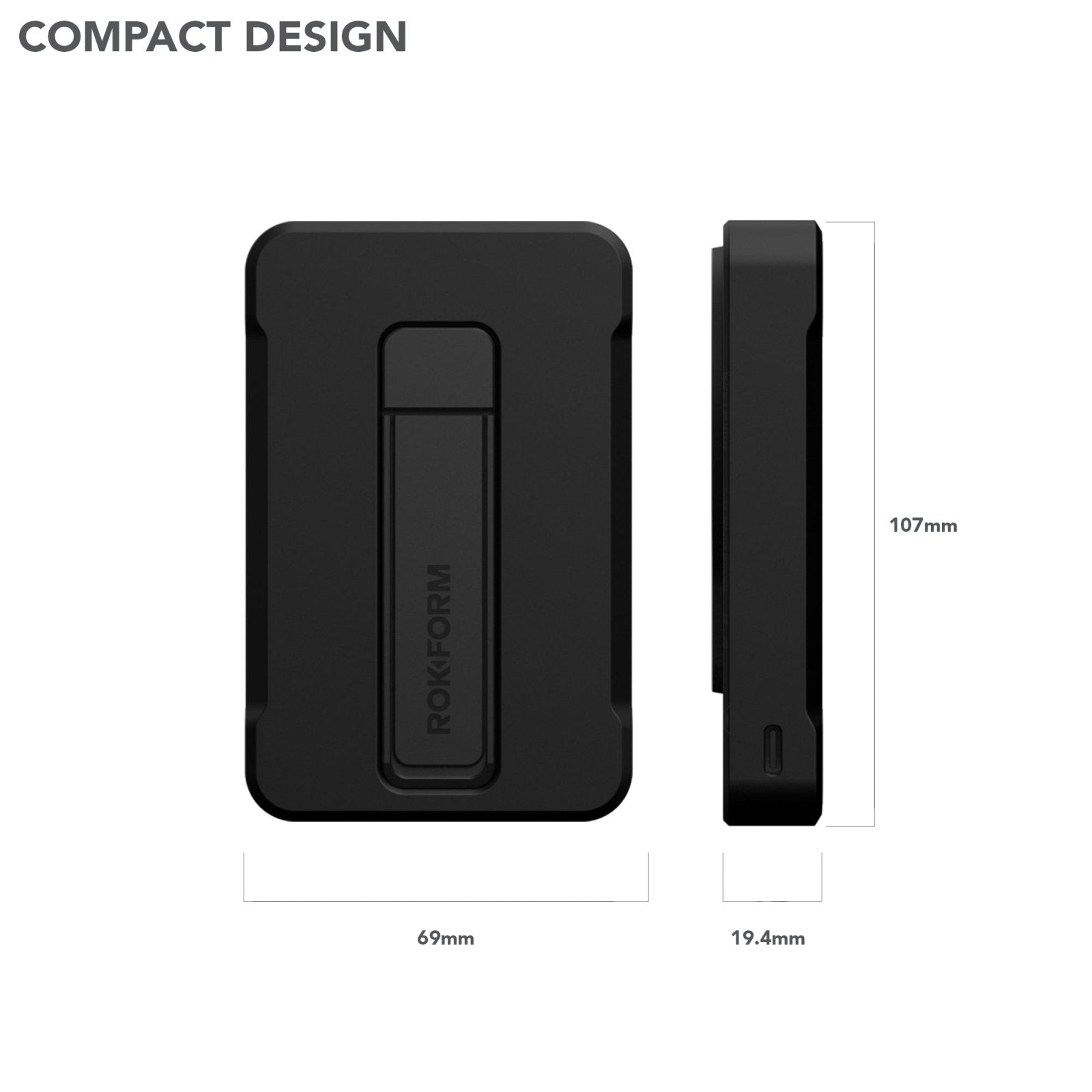 10000mAh Wireless Magnetic Power Bank with Stand
