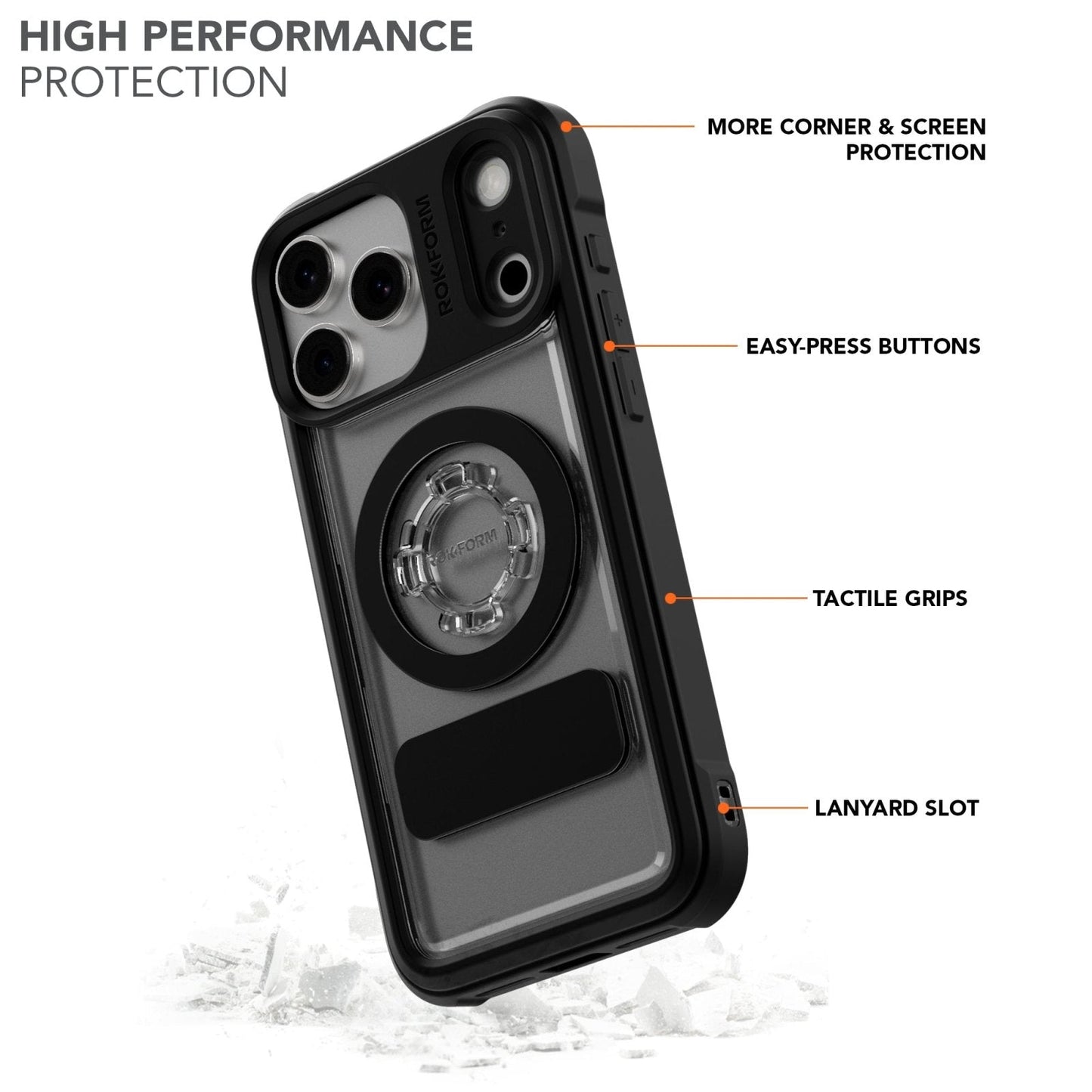 iPhone 17 Pro Max Crystal Case