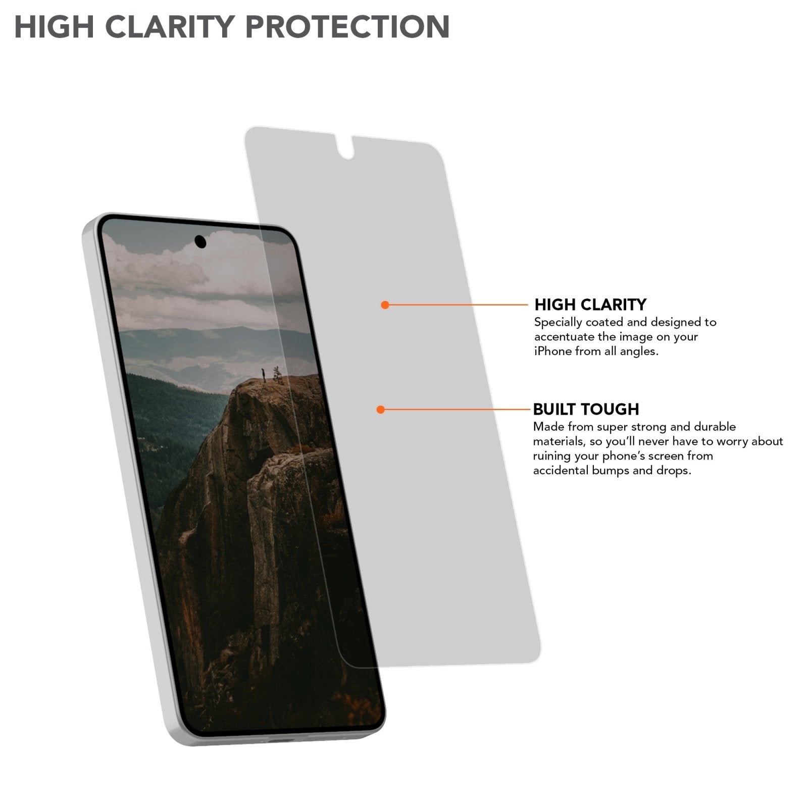 Samsung Galaxy S26 Tempered Glass Screen Protector (2 Pack)