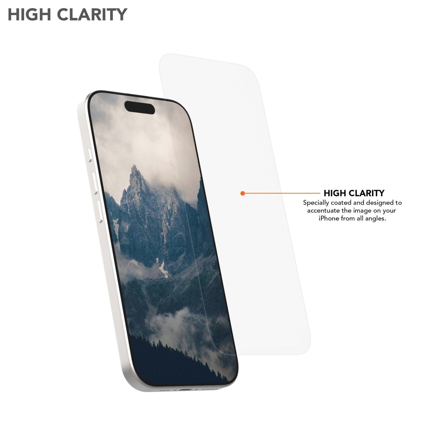 iPhone 16 Tempered Glass Screen Protector