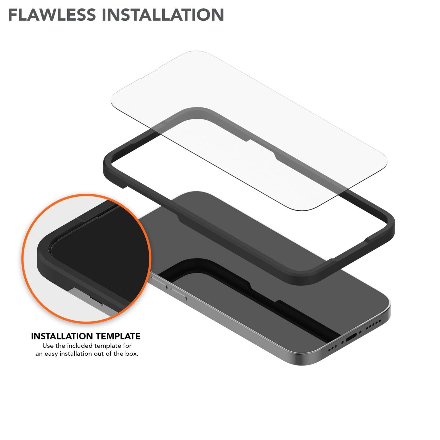 iPhone 16 Pro Max Tempered Glass Screen Protector