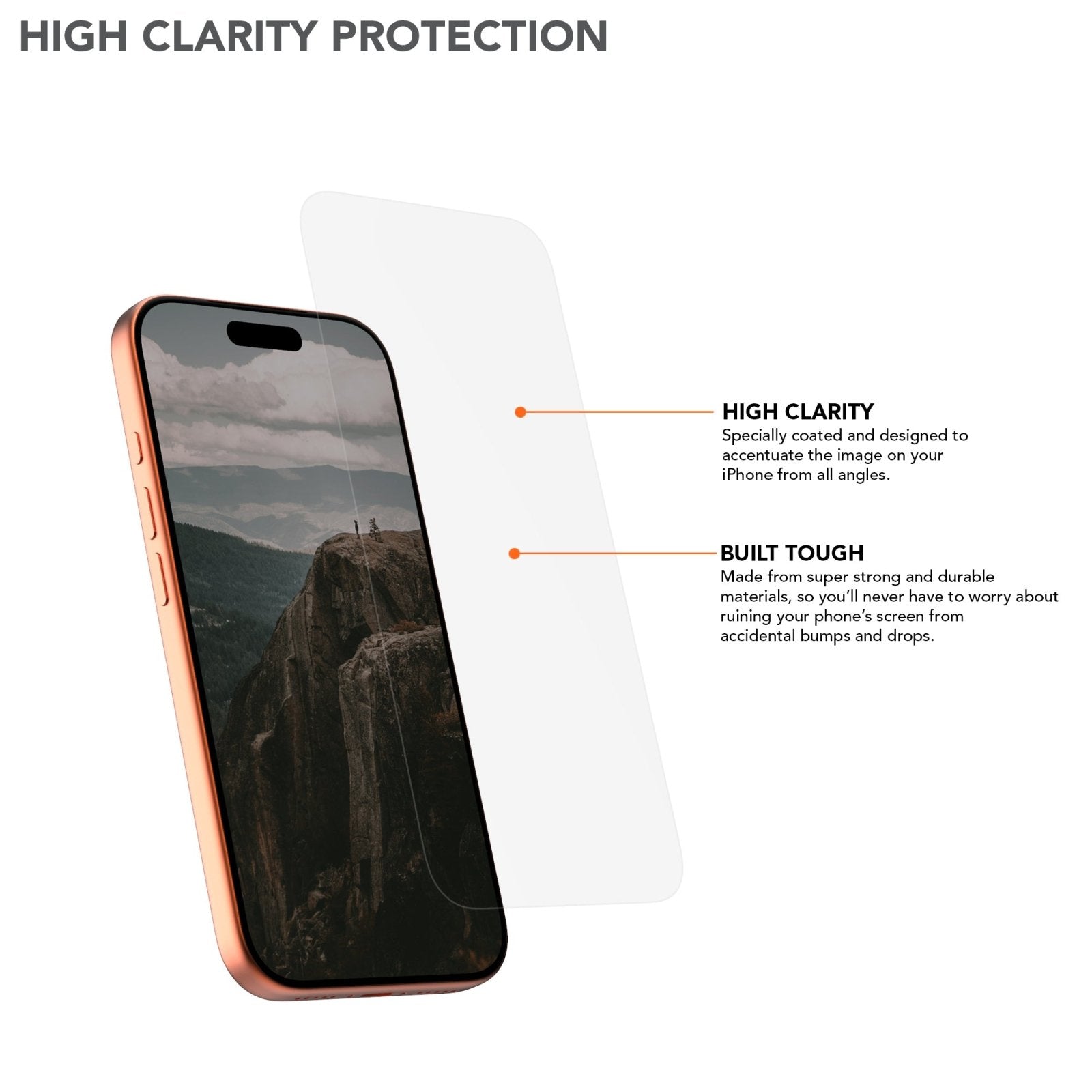 iPhone 17 Pro Tempered Glass Screen Protector